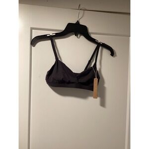 SKIMS Fits Everybody Crossover Bralette Onyx Black XS BR-TRI-0235 NWT